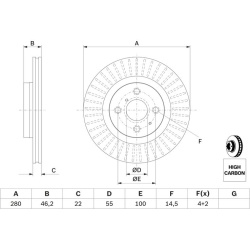 stabdžių diskas (1vnt)