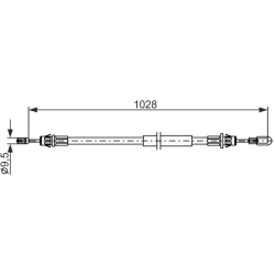  trosas, stovėjimo stabdys