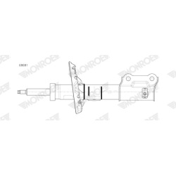  amortizatorius <small>MONROE ORIGINAL (Gas Technology)</small>