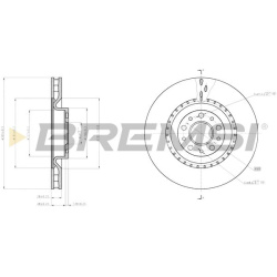  stabdžių diskas (1vnt)