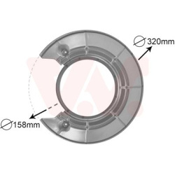 apsauginis skydas, stabdžių diskas  apsauginis skydas, stabdžių diskas