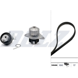  vandens siurblio ir paskirstymo diržo komplektas