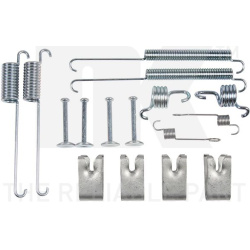  priedų komplektas, stabdžių trinkelės