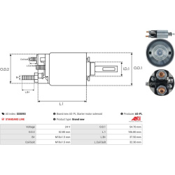  solenoidinis jungiklis, starteris <small>AS</small>