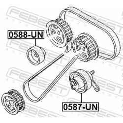  kreipiantysis skriemulys, paskirstymo diržas