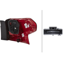  kombinuotas galinis žibintas