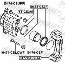  remonto komplektas, stabdžių apkaba