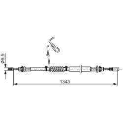  trosas, stovėjimo stabdys