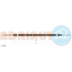  trosas, stovėjimo stabdys