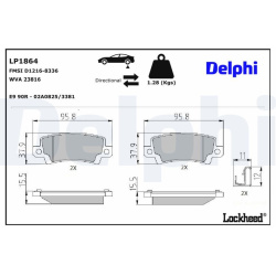  stabdžių trinkelių rinkinys, diskinis stabdys