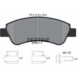  stabdžių trinkelių rinkinys, diskinis stabdys <small>Q+</small>