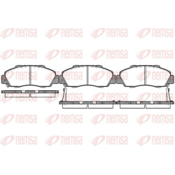  stabdžių trinkelių rinkinys, diskinis stabdys