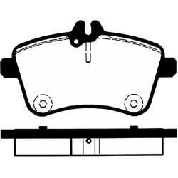  stabdžių trinkelių rinkinys, diskinis stabdys