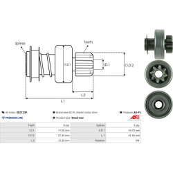  laisvos eigos pavara, starteris <small>AS</small>