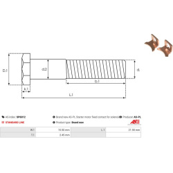  remonto komplektas, starteris <small>AS</small>