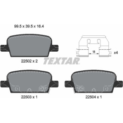  stabdžių trinkelių rinkinys, diskinis stabdys <small>Q+</small>