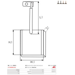  anglies šepetėlis, starteris <small>AS</small>