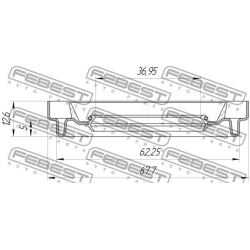  sandariklis, kardaninis velenas