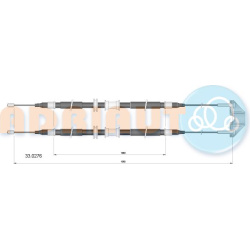  trosas, stovėjimo stabdys