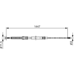  trosas, stovėjimo stabdys
