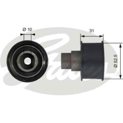  kreipiantysis skriemulys, paskirstymo diržas <small>PowerGrip™</small>