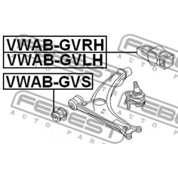  valdymo svirties/išilginių svirčių įvorė