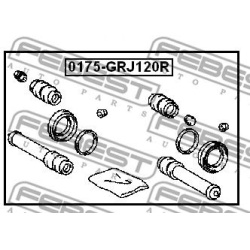  remonto komplektas, stabdžių apkaba
