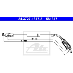 trosas, stovėjimo stabdys  trosas, stovėjimo stabdys