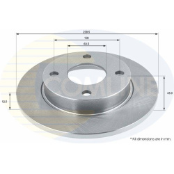  stabdžių diskas (1vnt)