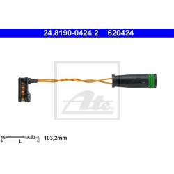  įspėjimo kontaktas, stabdžių trinkelių susidėvėjimas