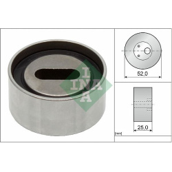  įtempiklio skriemulys, paskirstymo diržas