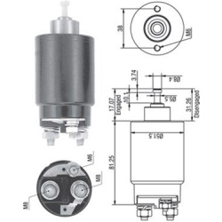  solenoidinis jungiklis, starteris