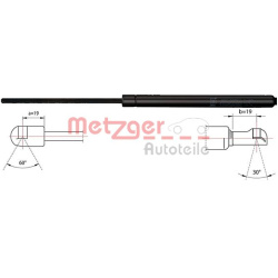  dujinė spyruoklė, bagažinė