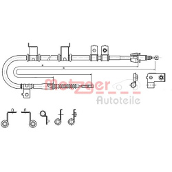  trosas, stovėjimo stabdys