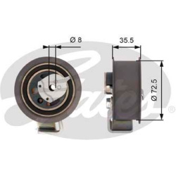  įtempiklio skriemulys, paskirstymo diržas <small>PowerGrip™</small>