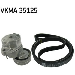  V formos rumbuotas diržas, komplektas