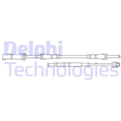  įspėjimo kontaktas, stabdžių trinkelių susidėvėjimas