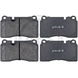  stabdžių trinkelių rinkinys, diskinis stabdys