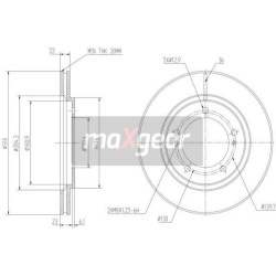  stabdžių diskas (1vnt)