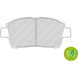  stabdžių trinkelių rinkinys, diskinis stabdys <small>PREMIER ECO FRICTION</small>