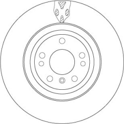  stabdžių diskas (1vnt) <small>TRW SINGLE</small>