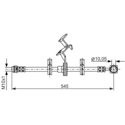  stabdžių žarnelė