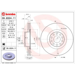  stabdžių diskas (1vnt) <small>PRIME LINE - UV Coated</small>
