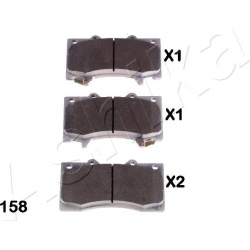  stabdžių trinkelių rinkinys, diskinis stabdys