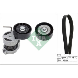  V formos rumbuotas diržas, komplektas