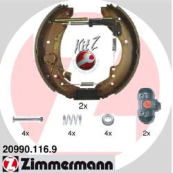  stabdžių trinkelių komplektas <small>KIT Z</small>