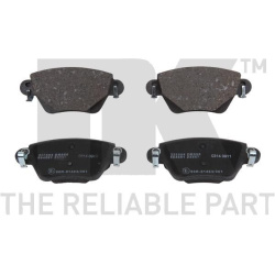  stabdžių trinkelių rinkinys, diskinis stabdys