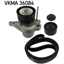  V formos rumbuotas diržas, komplektas