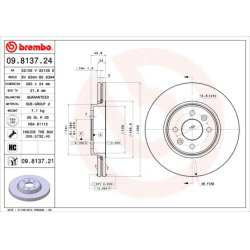  stabdžių diskas (1vnt) <small>PRIME LINE - UV Coated</small>