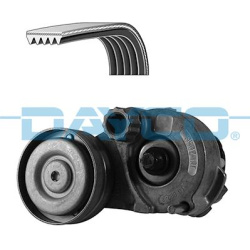  V formos rumbuotas diržas, komplektas